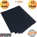 mobilyap Azs - 100 Kum Kağıt Zımpara Su Zımparası Sarı Leke Banyo Mutfak 1.kalite Sulu Kuru Yüzey- 1 Adet