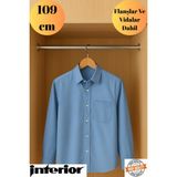 mobilyap Interior Dolap Içi (109 Cm) Yuvarlak Krom Askı Borusu( Askı Borusu + Flanş + Vida) - Premium Kalite