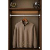 mobilyap Premium - Dolap Içi Yuvarlak Krom Askı Borusu Daire ( Askı Borusu + Flanş + Vida) - 1.kalite (143 Cm) - Metalik Gri