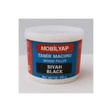 Mobilyap Siyah Ahşap Mobilya Parke Tamir Dolgu Macunu Çatlak Çizik Giderici Kullanıma Hazır 220 gr