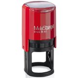 MOBİSTAMPS KAŞE YUVARLAK R-40 KIRMIZI KEÇELİ