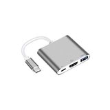 Mobitell 3İn1 Type C To Hdmı Usb 3.0 Type C 3.1 4K Dönüştürücü