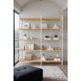 Mobitopya Bd Nilamu Atlantik Çam 150 Cm Kitaplık, Organizer, Ofis, 5 Raflı Kitaplık 150*170*34 Cm