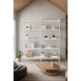 Mobitopya Bd Nilamu Beyaz 150 Cm Kitaplık, Organizer, Ofis, Ev, 5 Raflı Kitaplık 150*170*34 Cm