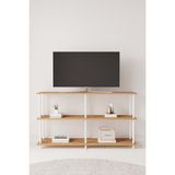 Mobitopya Çevir Kur 150 cm Tv Sehpası, Tv Ünitesi Atlantik Çam Bd