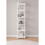 Mobitopya Çevir Kur 45 Cm Beyaz Kitaplık Bd 45*177*29 Cm