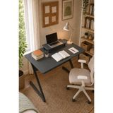 Mobitopya Ofis Masası Antrasit | Çalışma ve Bilgisayar Masası 120x60x76 cm