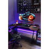 Mobitopya Profesyonel Oyuncu Masası - Rgb Ledli - Bilgisayar Masası - Gamer - Çalışma Masası - 140*75*70 cm - renk