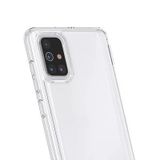 Mobixa Samsung Galaxy A71 Kılıf Crysolite Tam Koruma Şeffaf Sert Silikon
