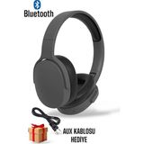 Mobixom Yeni Nesil Şık Ergonomik Tasarım Extra Bass Kablosuz Bluetooth Mikrofonlu Spor Kulaklık - Siyah
