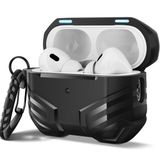 MOBOSI Airpods Pro Kılıf (2. Nesil) için, Askeri Sınıf AirPods Pro 2. Nesil Kılıf, [MagSafe ile Uyumlu], Anahtarlıklı Sert Kabuk Tam Gövde Koruyucu Kılıf Kapak (2023/2022/2019), Siyah
