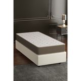 Mobpazar Basic Full Ortopedik Lux Bamboo Yaylı Yatak, (21cm) Çift Taraflı Kullanım, Yüksek Konfor 90X190 cm - 90 x 190 cm