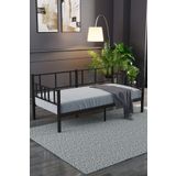 Mobpazar Daybed, Doruk Metal Karyola, Sedir Karyola, Siyah Renk