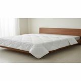Mobpazar Kapitone Dolgulu Çift Kişilik Yorgan 195x215 Cm Beyaz
