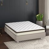 Mobpazar Sidney Premium Comfortped Bonel Yaylı Ortopedik Yatak 140X190 cm - Beyaz - 140 x 190 cm