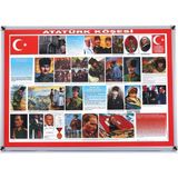 Mobstil Toraman Atatürk Köşesi Pano Metal Çerçeveli 70 x 100 cm
