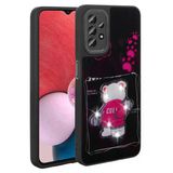 Moby Shop Galaxy A13 4G Kılıf Parlak Simli Ve Şirin Hayvan Figürlü Whimsy Premium Silikon Kapak