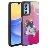 Moby Shop Galaxy A15 Kılıf Parlak Simli Ve Şirin Hayvan Figürlü Whimsy Premium Silikon Kapak