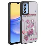 Moby Shop Galaxy A25 Kılıf Parlak Simli Ve Şirin Hayvan Figürlü Whimsy Premium Silikon Kapak