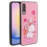 Moby Shop Galaxy A50 Kılıf Parlak Simli Ve Şirin Hayvan Figürlü Whimsy Premium Silikon Kapak