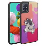 Moby Shop Galaxy A51 Kılıf Parlak Simli Ve Şirin Hayvan Figürlü Whimsy Premium Silikon Kapak