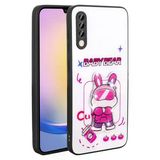 Moby Shop Galaxy A70 Kılıf Parlak Simli Ve Şirin Hayvan Figürlü Whimsy Premium Silikon Kapak