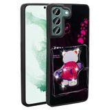 Moby Shop Galaxy S21 Fe Kılıf Parlak Simli Ve Şirin Hayvan Figürlü Whimsy Premium Silikon Kapak