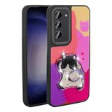 Moby Shop Galaxy S23 Kılıf Parlak Simli Ve Şirin Hayvan Figürlü Whimsy Premium Silikon Kapak