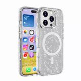 Moby Shop İphone 16 Pro Max Kılıf Şeffaf Simli Ve Magsafe Özellikli Şık Dazzle Premium Sert Silikon Kapak