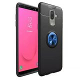 Moby Shop Samsung Galaxy J8 Ultra Koruma Sağlayan Stand Özellikli Ringguard Yüzüklü Silikon Kılıf