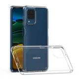 Moby Shop Samsung Galaxy M12 Kılıf Tam Koruma Sağlayan Ultra Sağlam Glazarm Premium Şeffaf Sert Silikon Kapak
