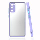 Moby Shop Samsung Galaxy S20 Fe Kılıf Kenarları Renkli Arkası Mat Rexa Premium Silikon Kapak