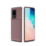Moby Shop Samsung Galaxy S20 Ultra Kılıf Karekarbon Desenli Şık Ve Dayanıklı Torvex Premium Silikon Kapak