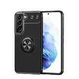 Moby Shop Samsung Galaxy S22 Plus Ultra Koruma Sağlayan Stand Özellikli Ringguard Yüzüklü Silikon Kılıf