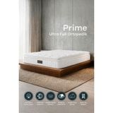 Mobyat Ultra Full Ortopedik Pedli Tavşan Tüyü Kumaş Bel ve Sırt Destekli Prime Pelüş Yatak (Beyaz) (120x200) - 120 x 200 cm