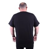 Moc Grande 11160 Büyük Beden Basic Siyah Erkek T-shirt