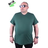 Moc Grande 11170 Büyük Beden Basic Nefti Erkek T-shirt