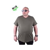 Moc Grande 11170 Büyük Beden Haki Erkek T-shirt