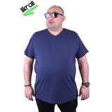 Moc Grande 11170 Büyük Beden Marin Erkek T-shirt