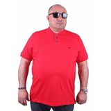Moc Grande 11500 Büyük Beden Basic Kırmızı Erkek T-shirt