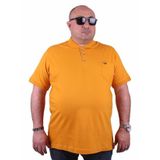 Moc Grande 11501 Büyük Beden Basic Hardal Erkek T-shirt