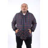 Moc Grande 22208 Petrol Büyük Beden Kanguru Cep Square Erkek Sweatshirt
