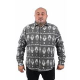 Moc Grande 22212 Yeşil MC Three Rug Print Oduncu Erkek Gömlek
