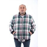 Moc Grande 22219 Nefti Büyük Beden Dik Yaka Oduncu Erkek Sweatshirt