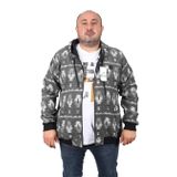 Moc Grande 22221 Haki Original Oduncu Kapüşonlu Erkek Sweatshirt