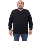 Moc Grande 22712 Siyah Büyük Beden Gipeli Casual Erkek Sweatshirt