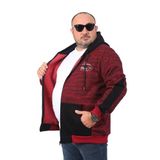 Moc Grande 22726 Bordo Büyük Beden Frontier Erkek Sweatshirt