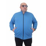 Moc Grande 22750 Saks Fermuarlı Erkek Sweatshirt