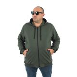 Moc Grande 22751 Haki Kapüşonlu Fermuarlı Erkek Sweatshirt