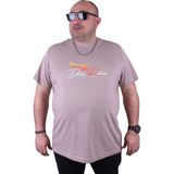 Moc Grande 23112 Wings Büyük Beden Toprak Erkek T-shirt